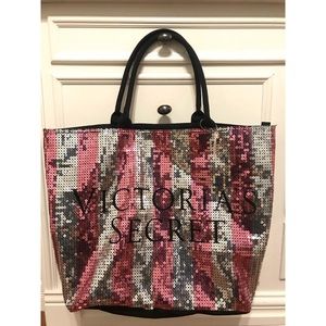 PINK & SILVER VS TOTE